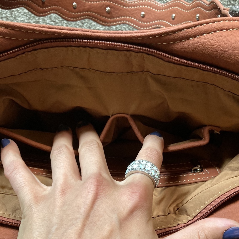 Women’s leather western bag - Picture 8 of 9